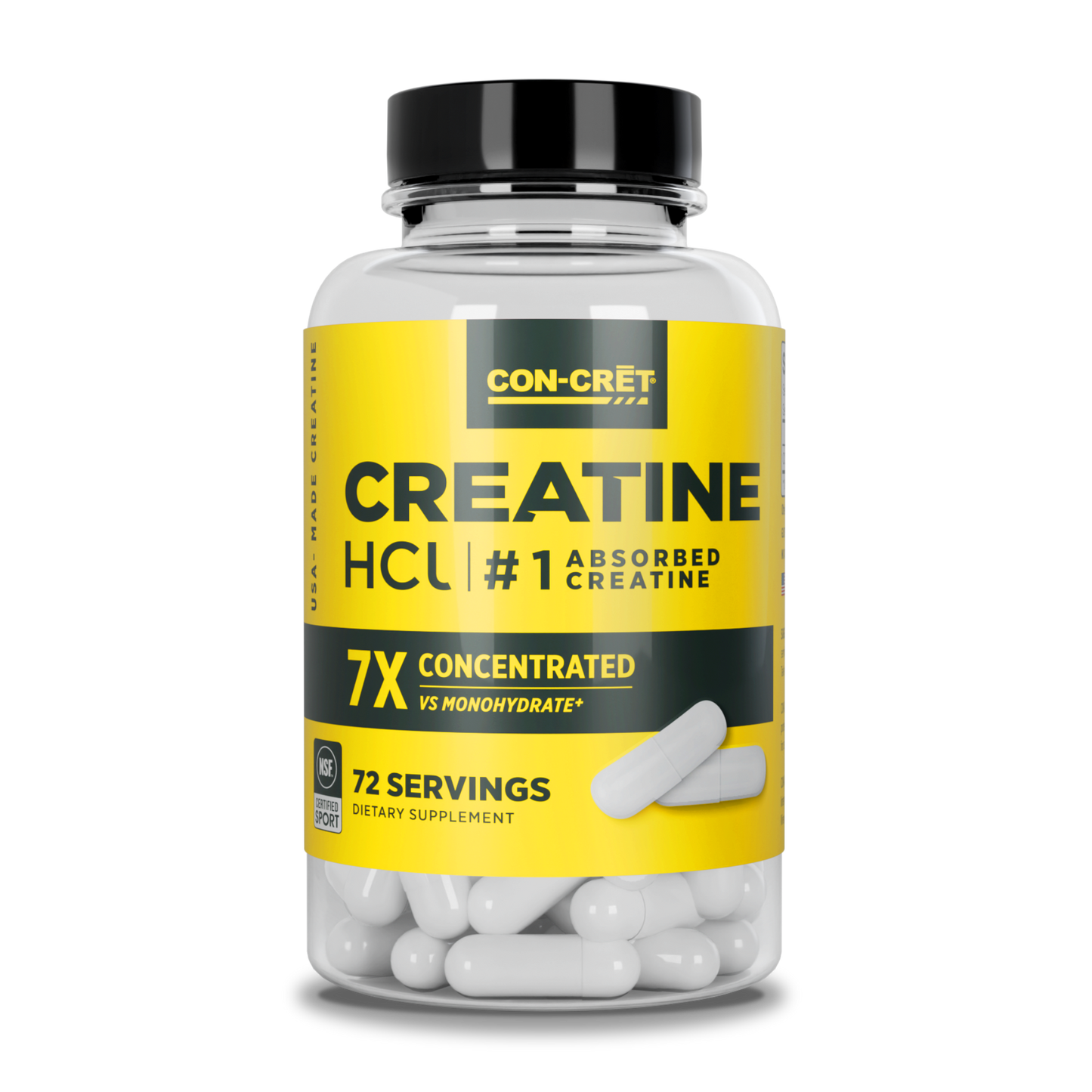 CON-CRĒT® Creatine HCl Capsules