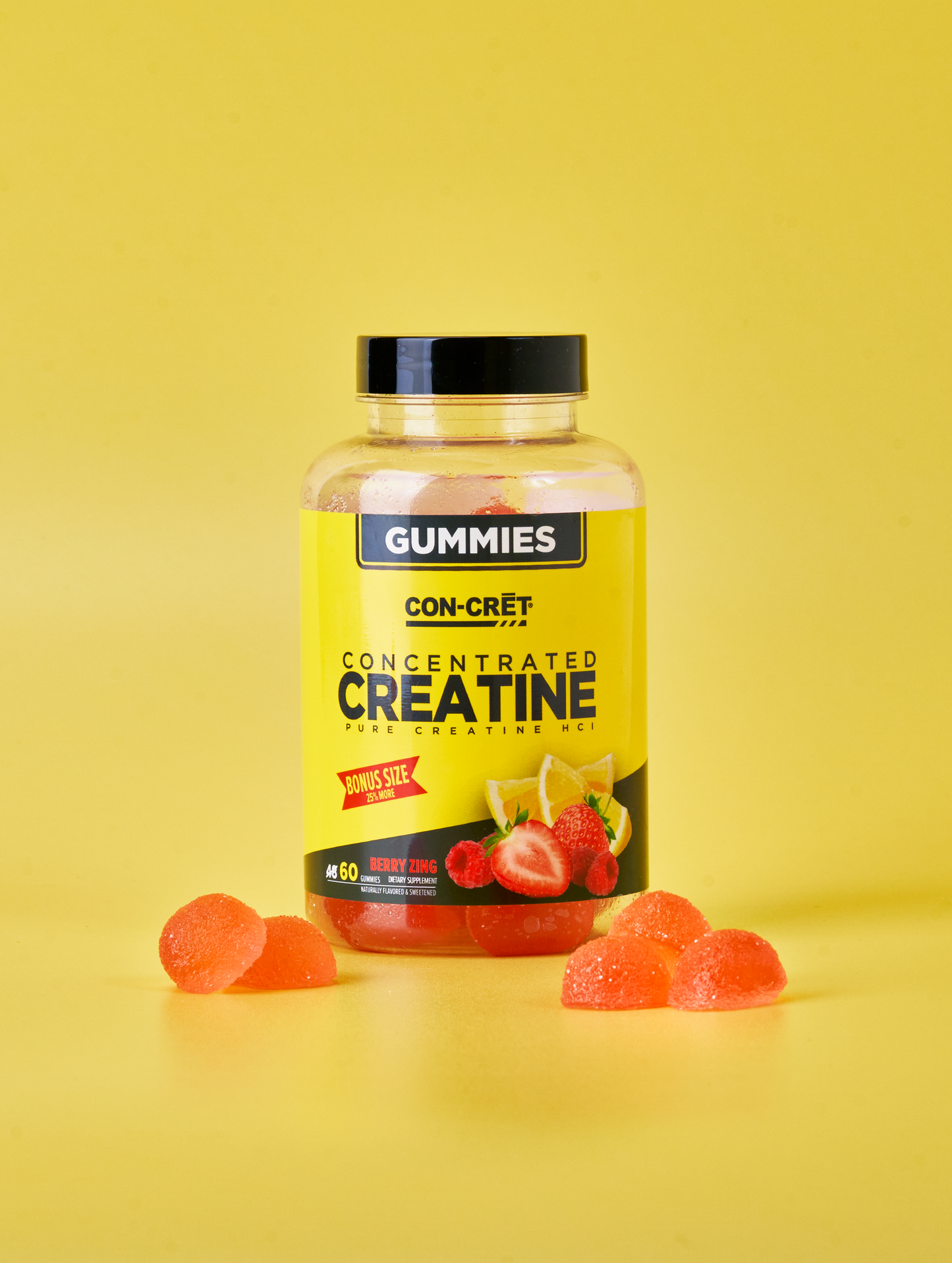Introducing CON-CRĒT® Creatine Gummies - An Easier Way to Supplement - CON-CRET Patented Creatine HCl