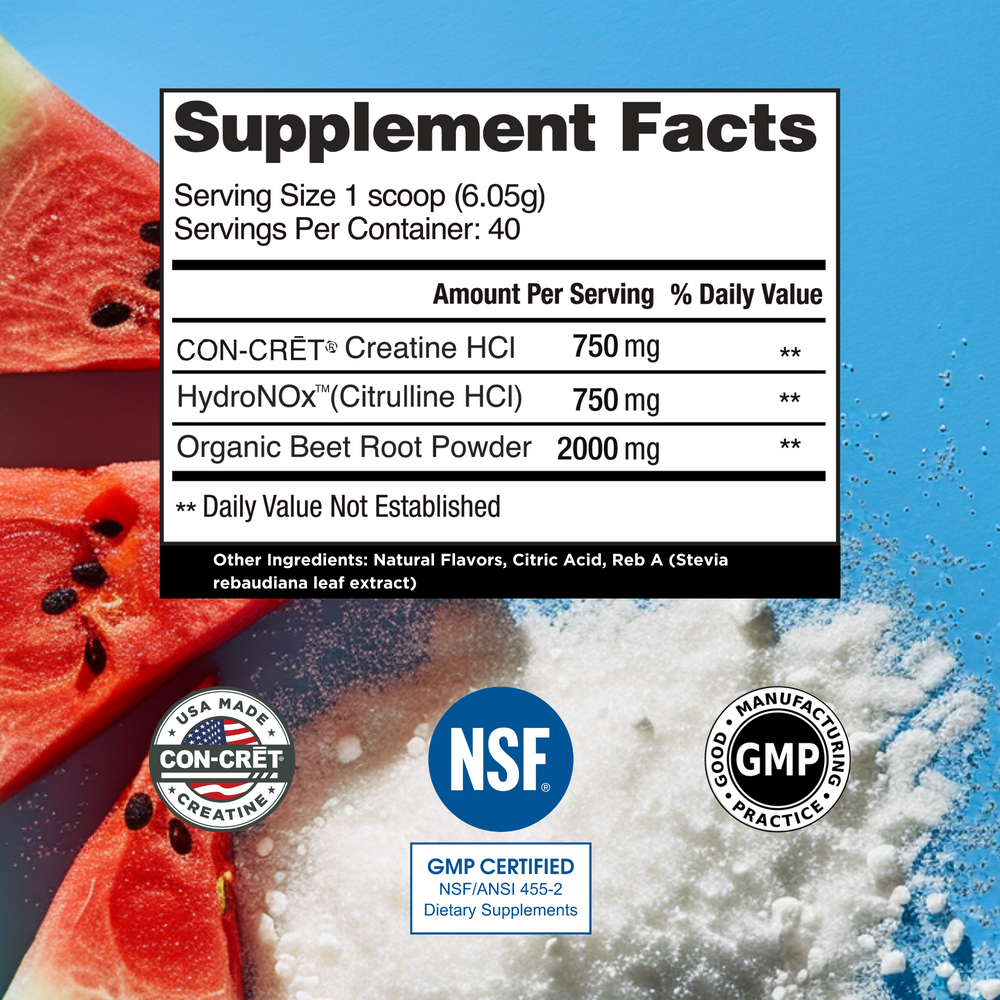 CON-CRĒT® Creatine HCl + Nitric Oxide