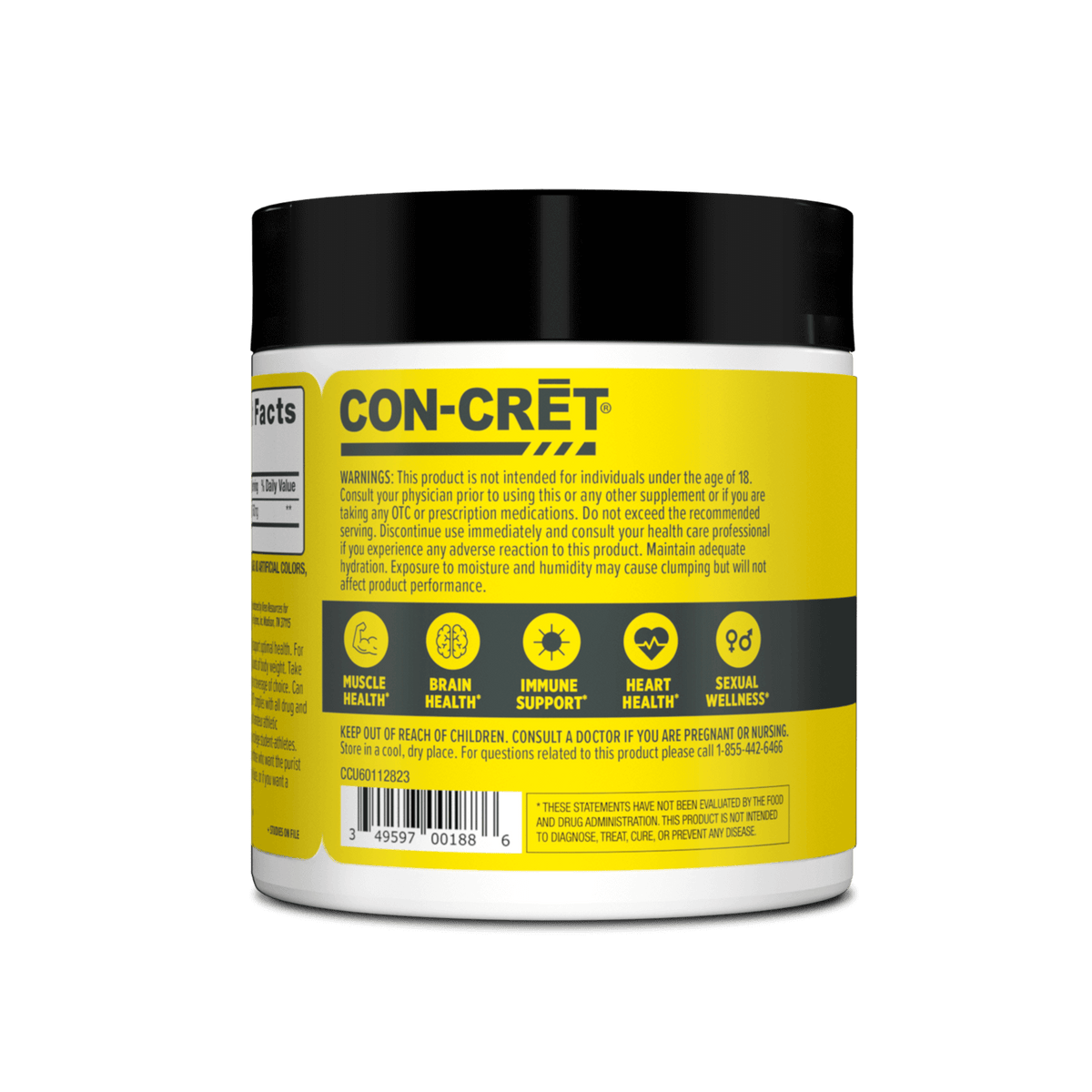 Unflavored Creatine Hcl Powder Con CrĒt 1828