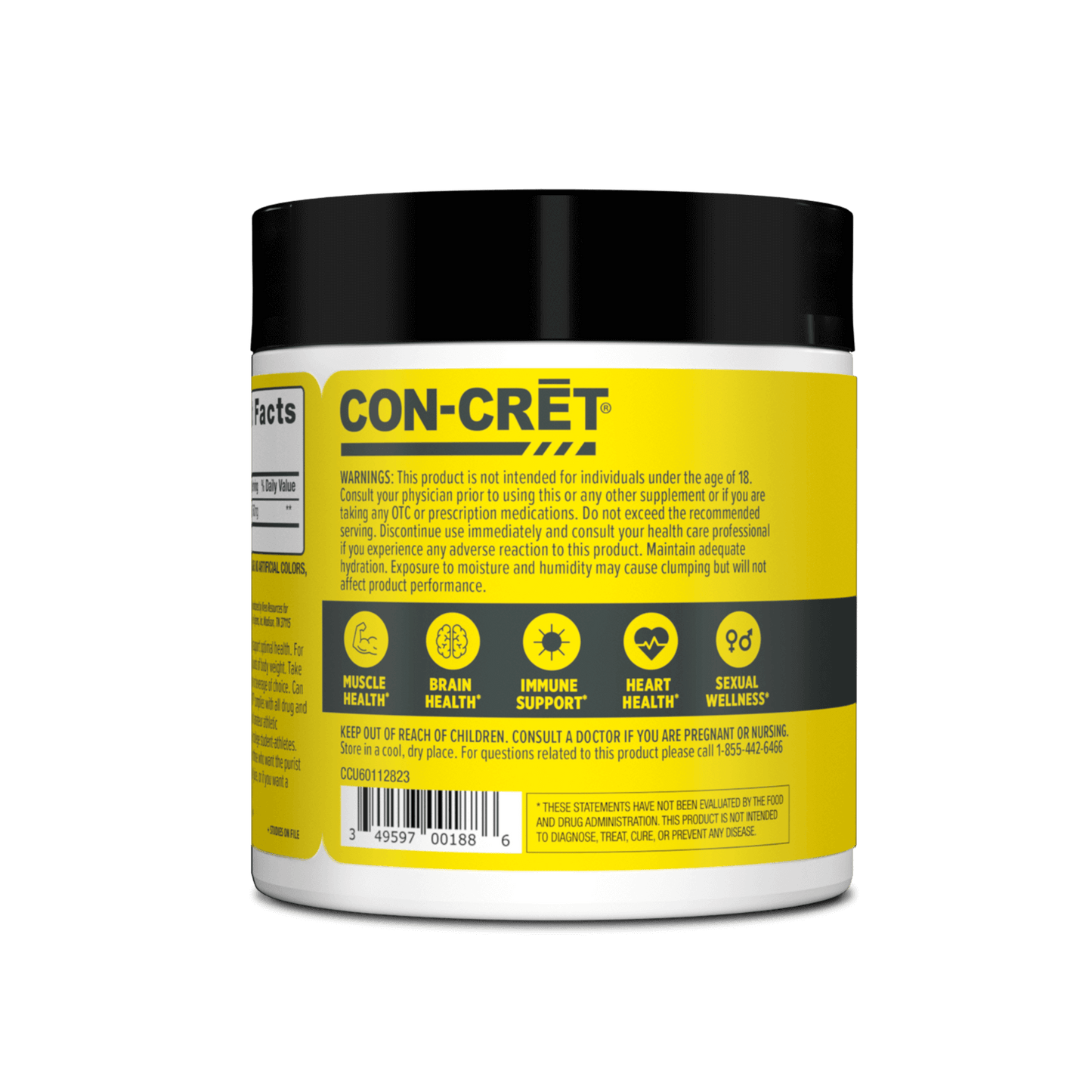 
                  
                    CON-CRĒT® CREATINE HCl POWDER - UNFLAVORED
                  
                