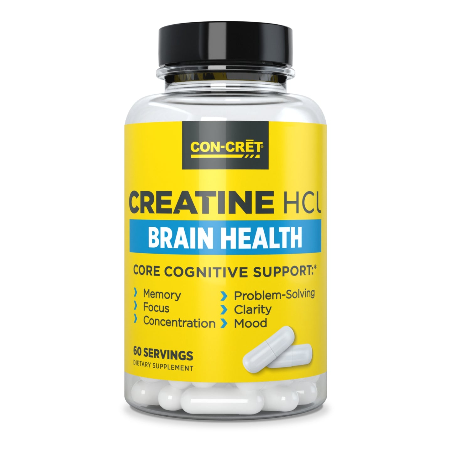 
                  
                    CON-CRĒT® Creatine HCl Brain Health Capsules
                  
                