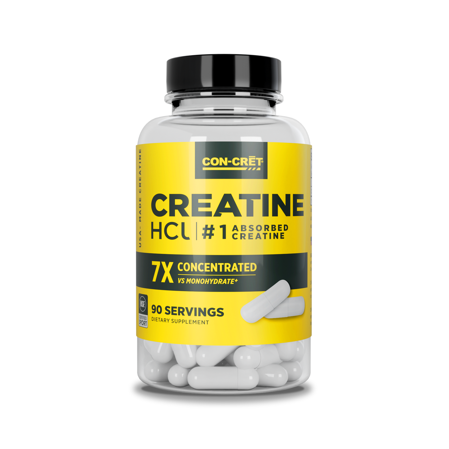 
                  
                    CON-CRĒT® Creatine HCl Capsules
                  
                