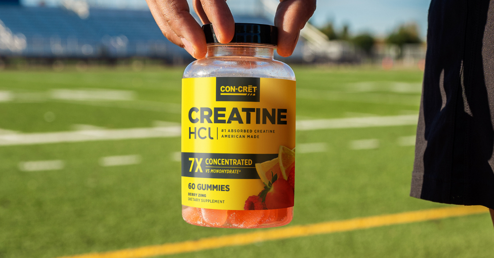 Creatine Gummies - CON-CRĒT Creatine HCl - 60 Count – CON-CRET Patented ...