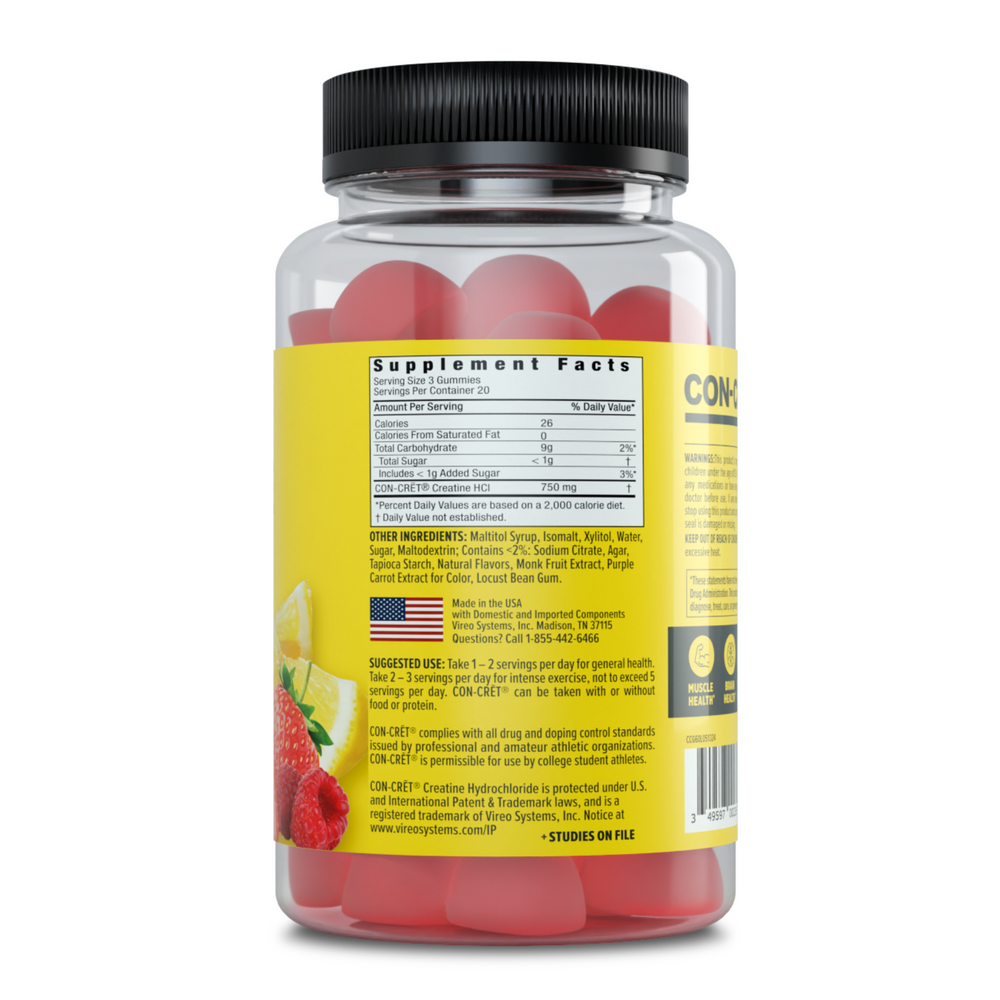 
                  
                    Creatine HCl Gummies
                  
                