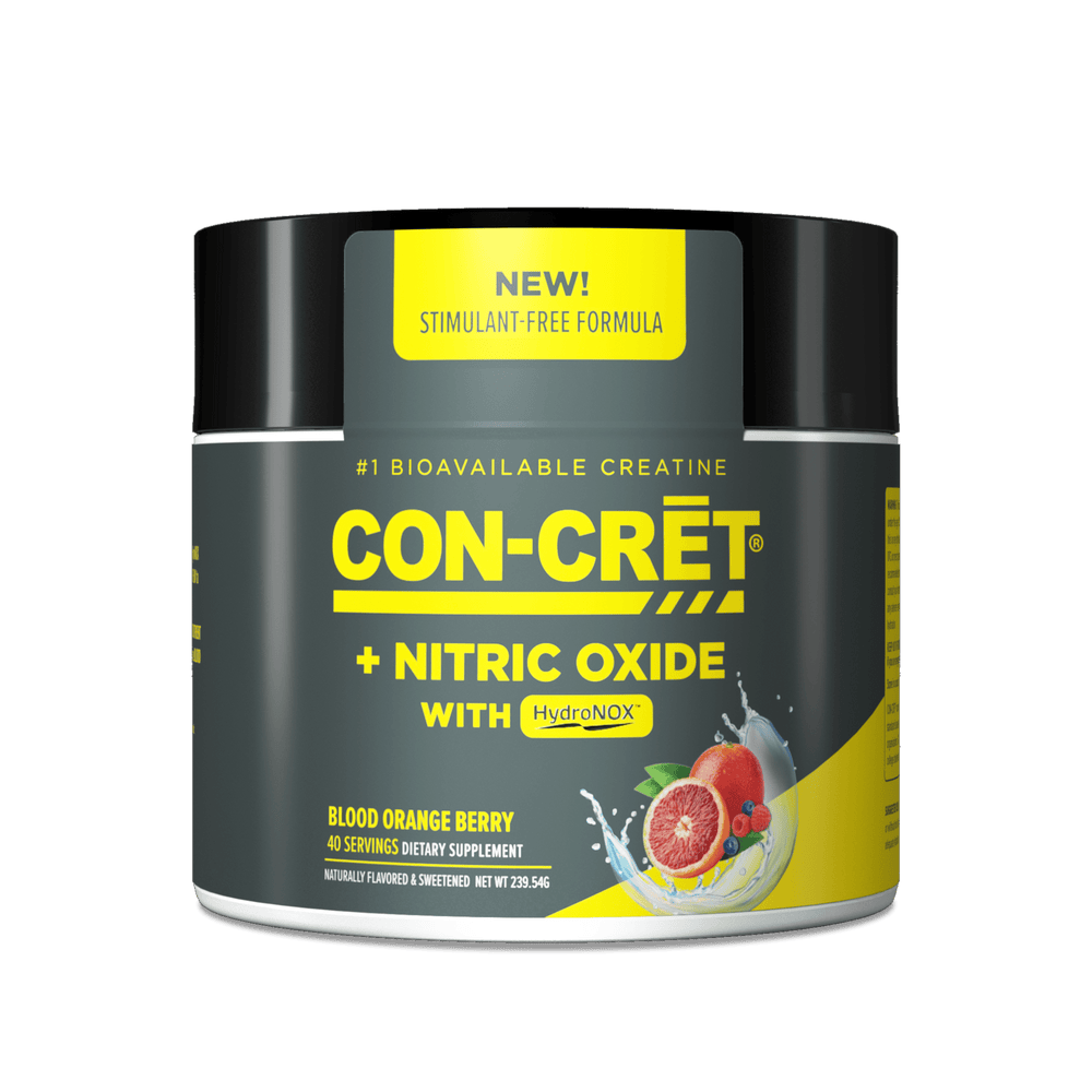 CON-CRĒT®+ NITRIC OXIDE with Patented Creatine HCl & Organic Beet Root Extract - CON-CRET Patented Creatine HCl