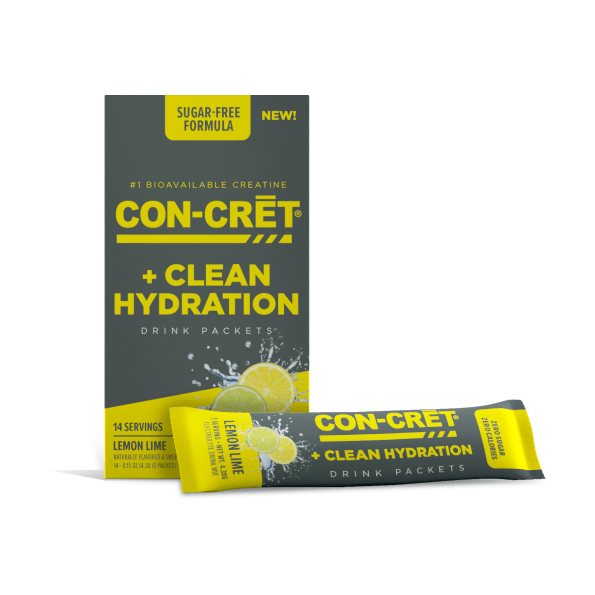 
                  
                    CON-CRĒT ® + Clean Hydration, Full Electrolyte profile plus Vitamins and Creatine HCl, Performance Hydration, 14 Servings - CON-CRET Patented Creatine HCl
                  
                