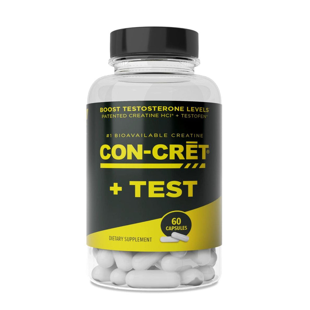 
                  
                    CON-CRET®+ TEST, CON-CRET® Creatine HCl now with Testofen®, Boost Testosterone Levels - CON-CRET Patented Creatine HCl
                  
                